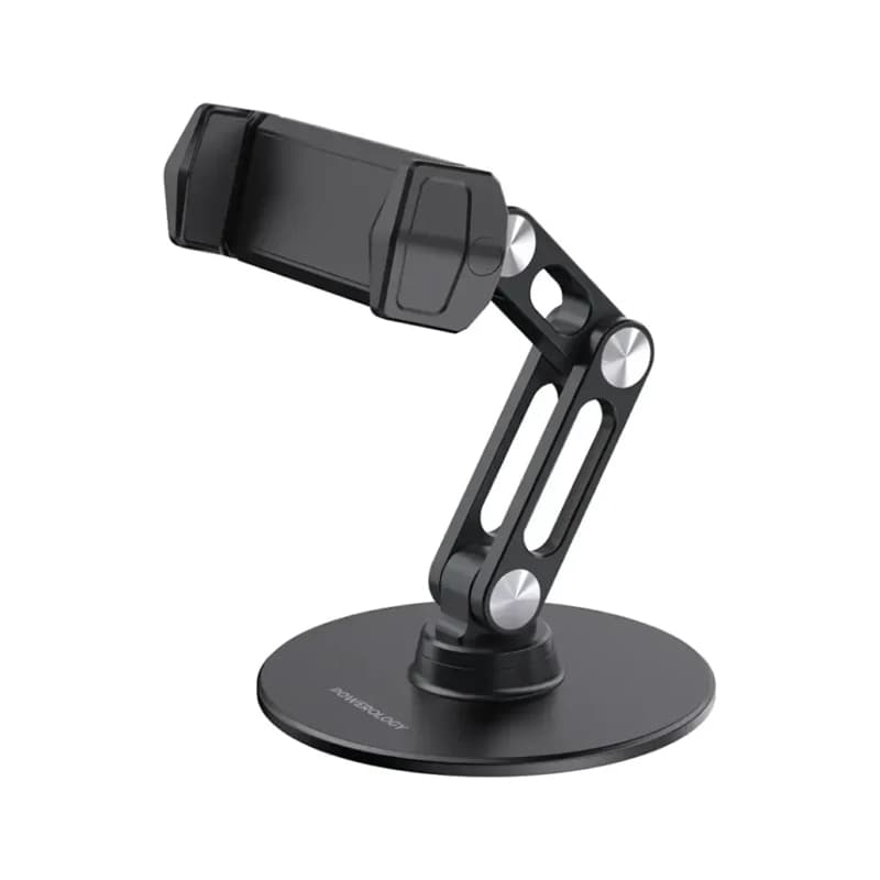 هولدر چندحالته موبایل پاورولوژی مدل POWEROLOGY MULTI-ANGLE ADJUSTABLE DOUBLE-ARM PSM007