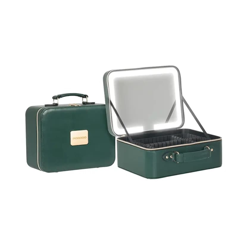 کیف لوازم آرایشی پرودو مدل PORODO LIFESTYLE MAKEUP BAG WITH PORTABLE MIRROR PDLFSTMB12GN