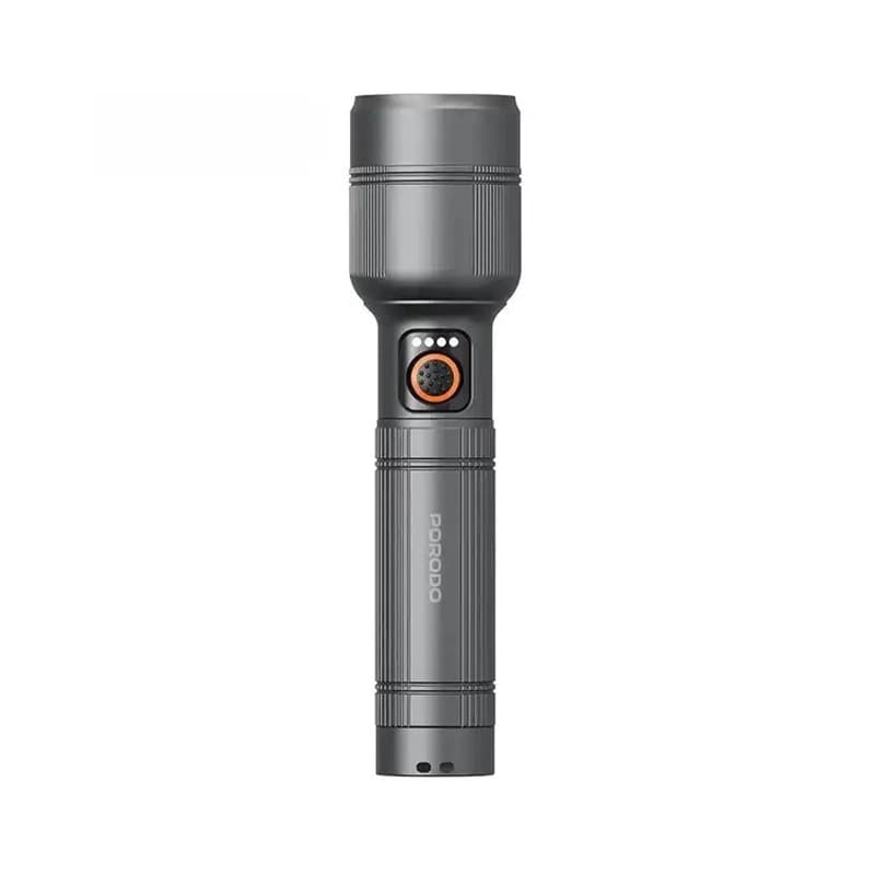 چراغ قوه 30W ضد آب پرودو مدل PORODO LUMALITE LED WATERPROOF FLASHLIGHT PDFL2101GY