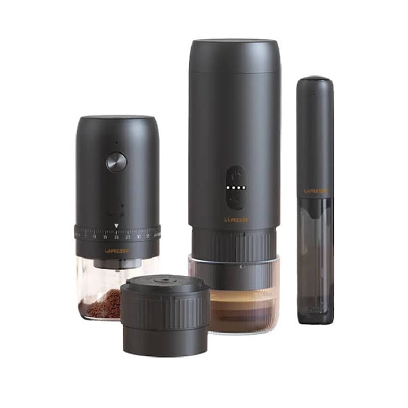 ست اسپرسو ساز لپرسو مدل LEPRESSO BREWLOGY COFFEE KIT LPCFFBCK0023BK