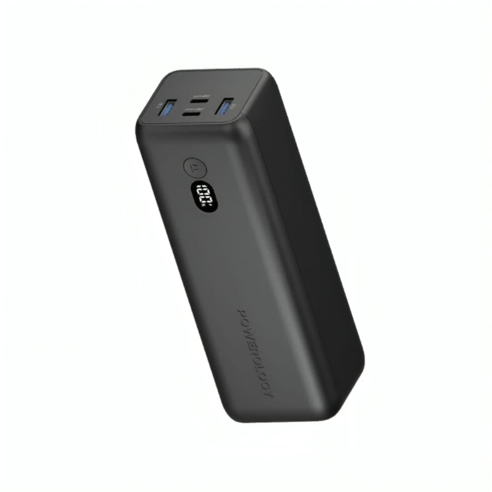 پاوربانک POWEROLOGY مدل ONYX 30000MAH 100W DUAL USB-C