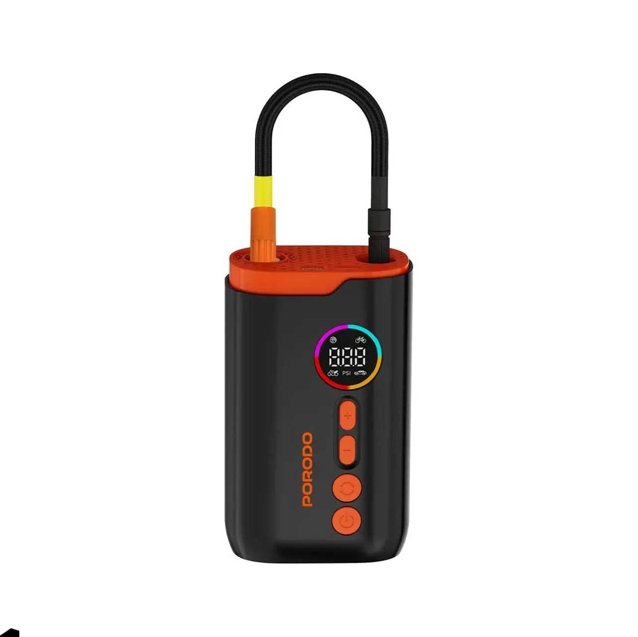 کمپرسور باد پرودو مدل PORODO ELECTRIC AIR INFLATOR PDLFST181BK