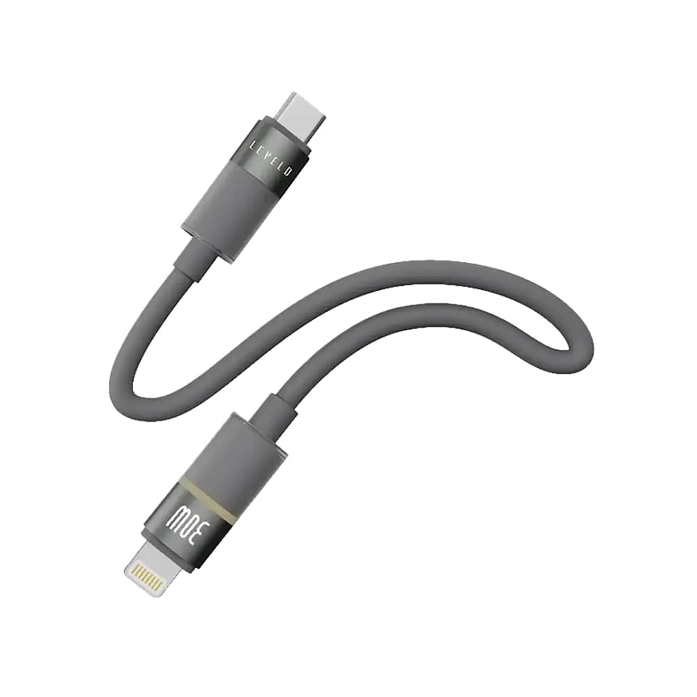 کابل شارژ تایپ سی 30w لِولو مدل LEVELO LUNO TYPE-C TO LIGHTNING