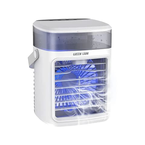 فن خنک کننده گرین لاین مدل GREEN LION RECHARGEABLE AIR COOLER GL-AC12 GNREAC12COL