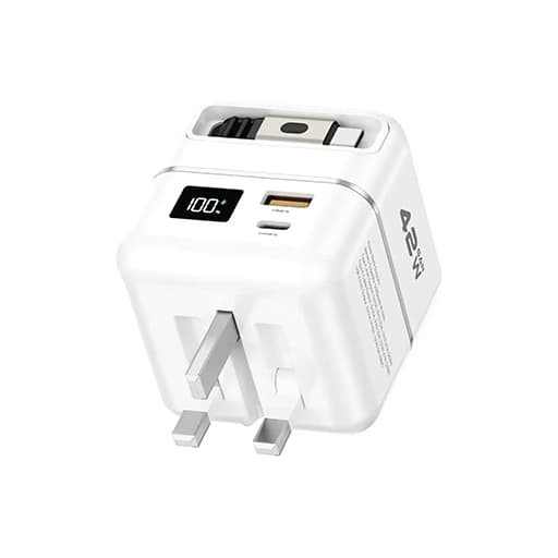 آداپتور 45W و پاوربانک 5000 میلی آمپر گرین لاین مدل GREEN LION PREMIUM SERIES GS-450 GNGAN42PB10