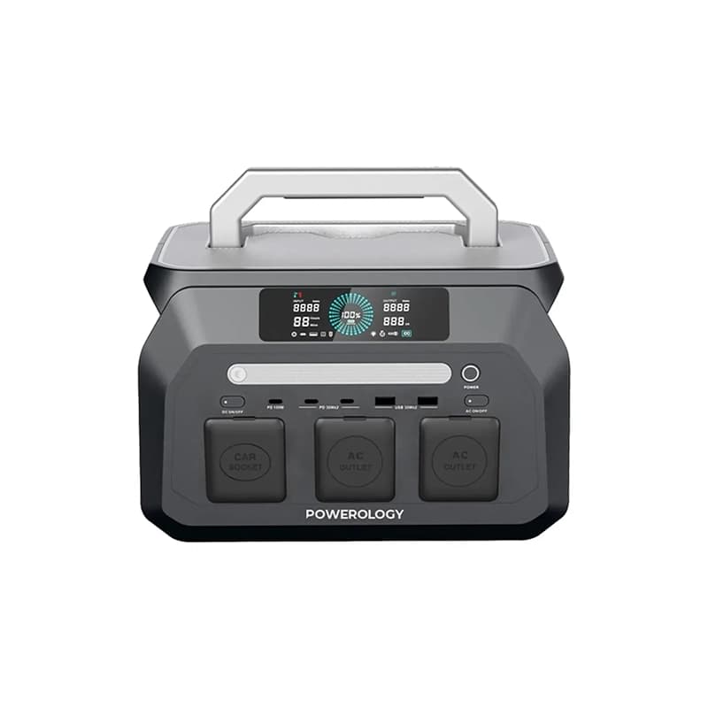 پاور استیشن 800W پاورولوژی مدل POWEROLOGY PORTABLE POWER STATION PWP800WPK